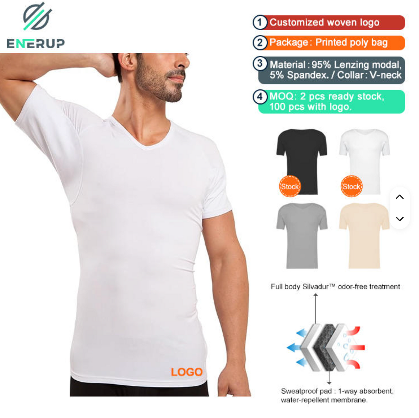 Camiseta Antisudor Breeze