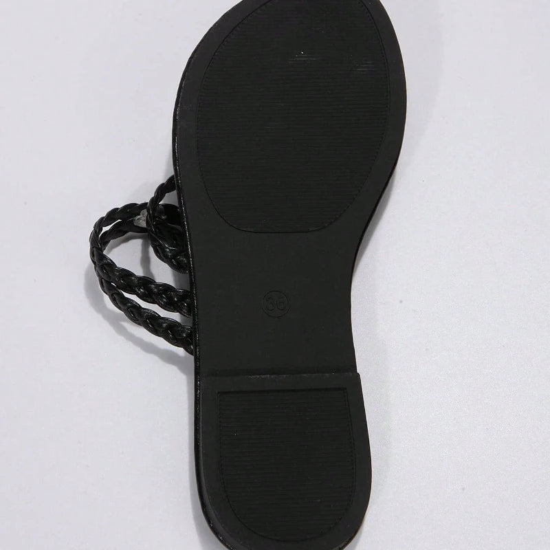 Sandalias Planas Mujer — Suela Blanda Antideslizante para Verano
