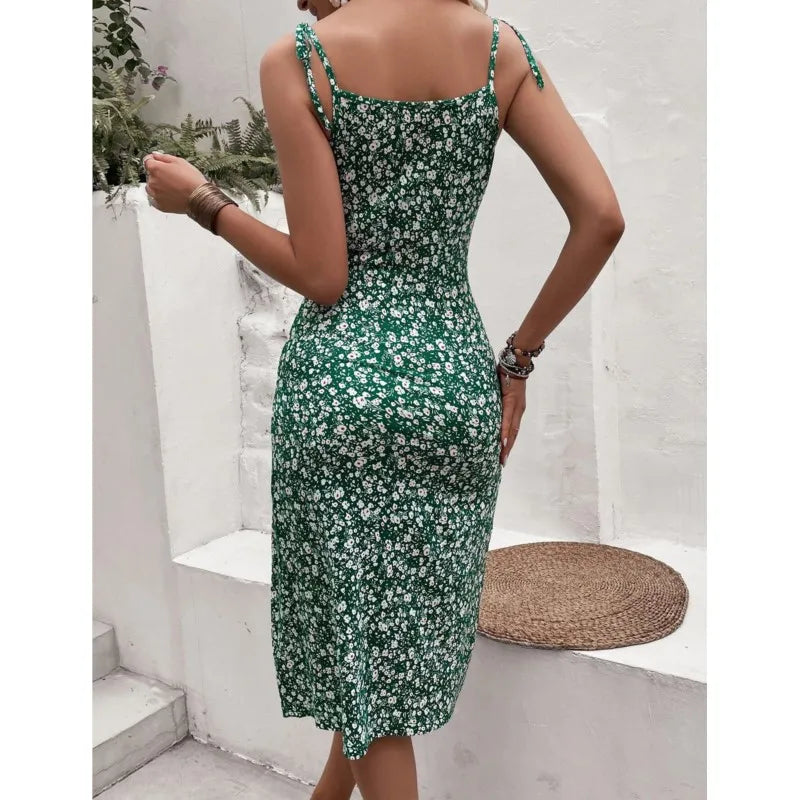 Vestido Veraniego con Tirantes Ajustables