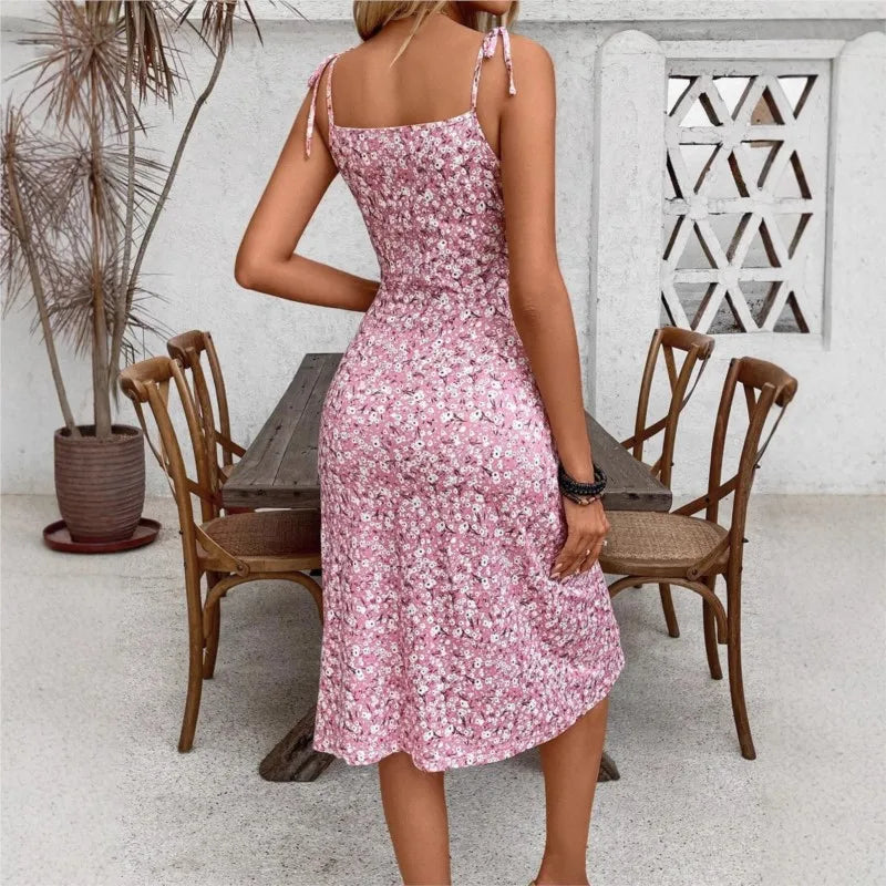 Vestido Veraniego con Tirantes Ajustables