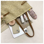 Bolso de Rafia Estilo Francés — Bandolera de Verano