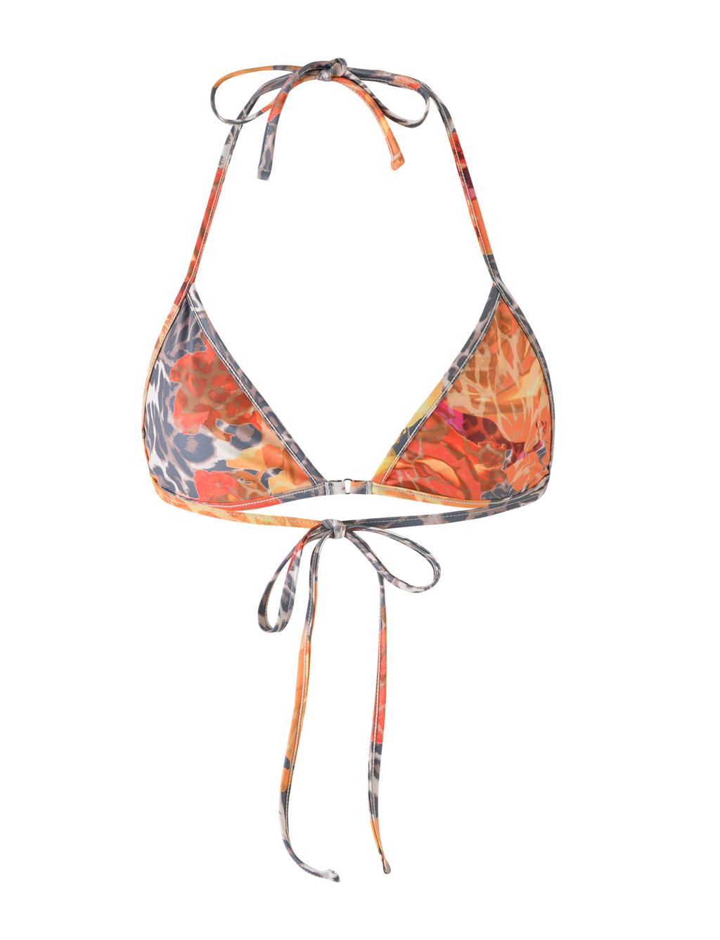 DIANA BIKINI TOP - MULTI : LEOPARD : ORANGE LEOPARD