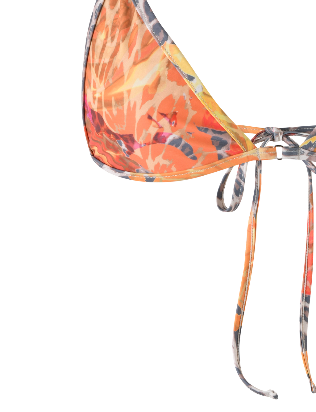 DIANA BIKINI TOP - MULTI : LEOPARD : ORANGE LEOPARD