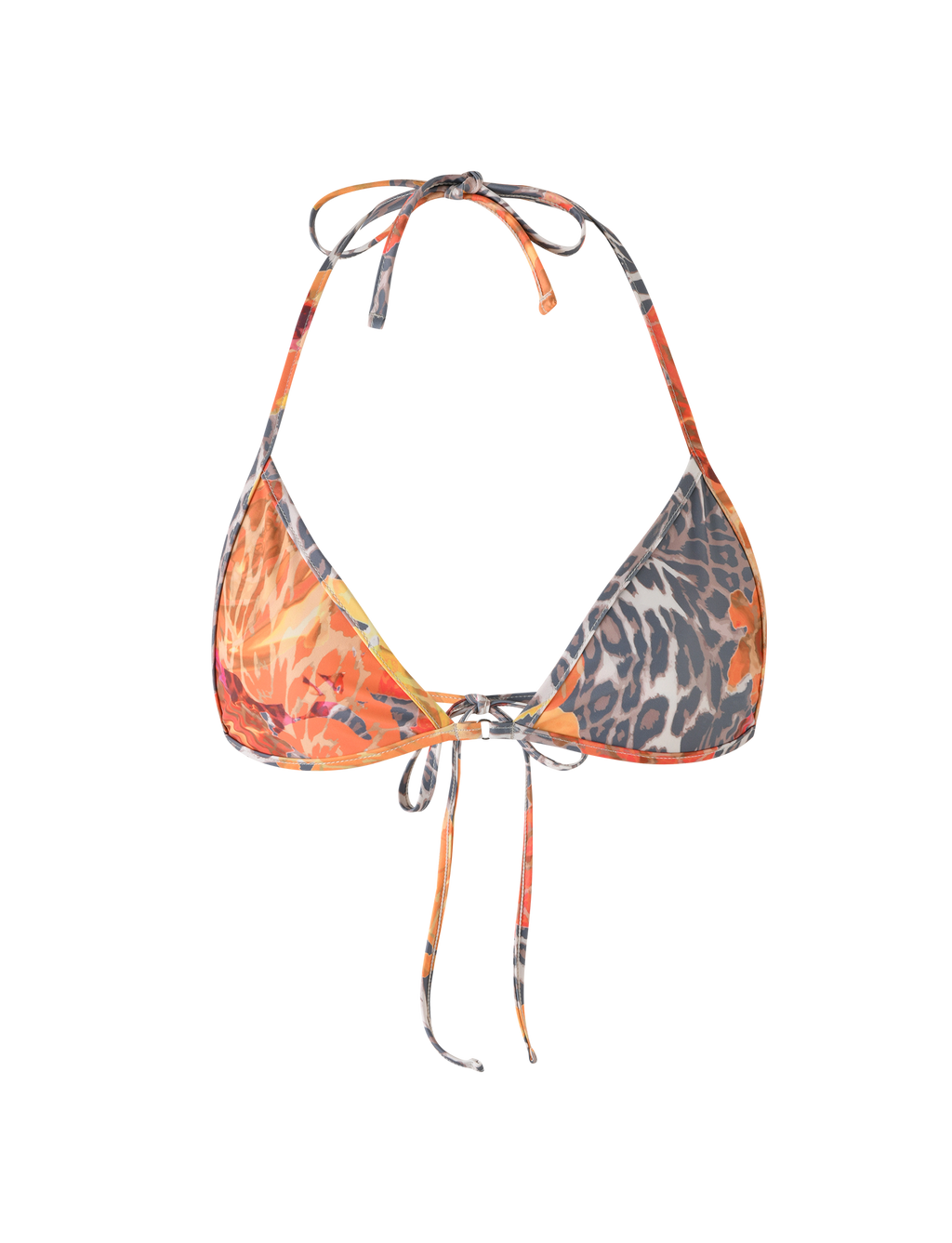 DIANA BIKINI TOP - MULTI : LEOPARD : ORANGE LEOPARD
