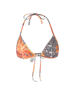 DIANA BIKINI TOP - MULTI : LEOPARD : ORANGE LEOPARD