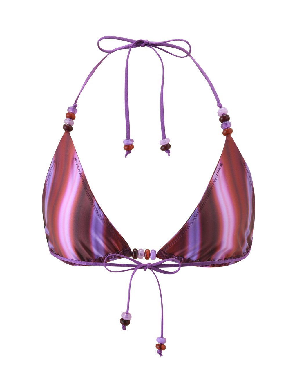 FINLEA BIKINI TOP - DUSK OMBRE STRIPE