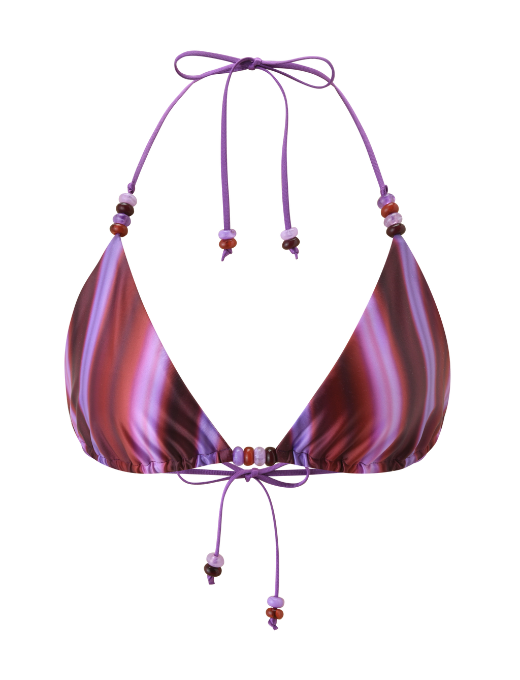 FINLEA BIKINI TOP - DUSK OMBRE STRIPE
