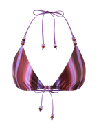 FINLEA BIKINI TOP - DUSK OMBRE STRIPE