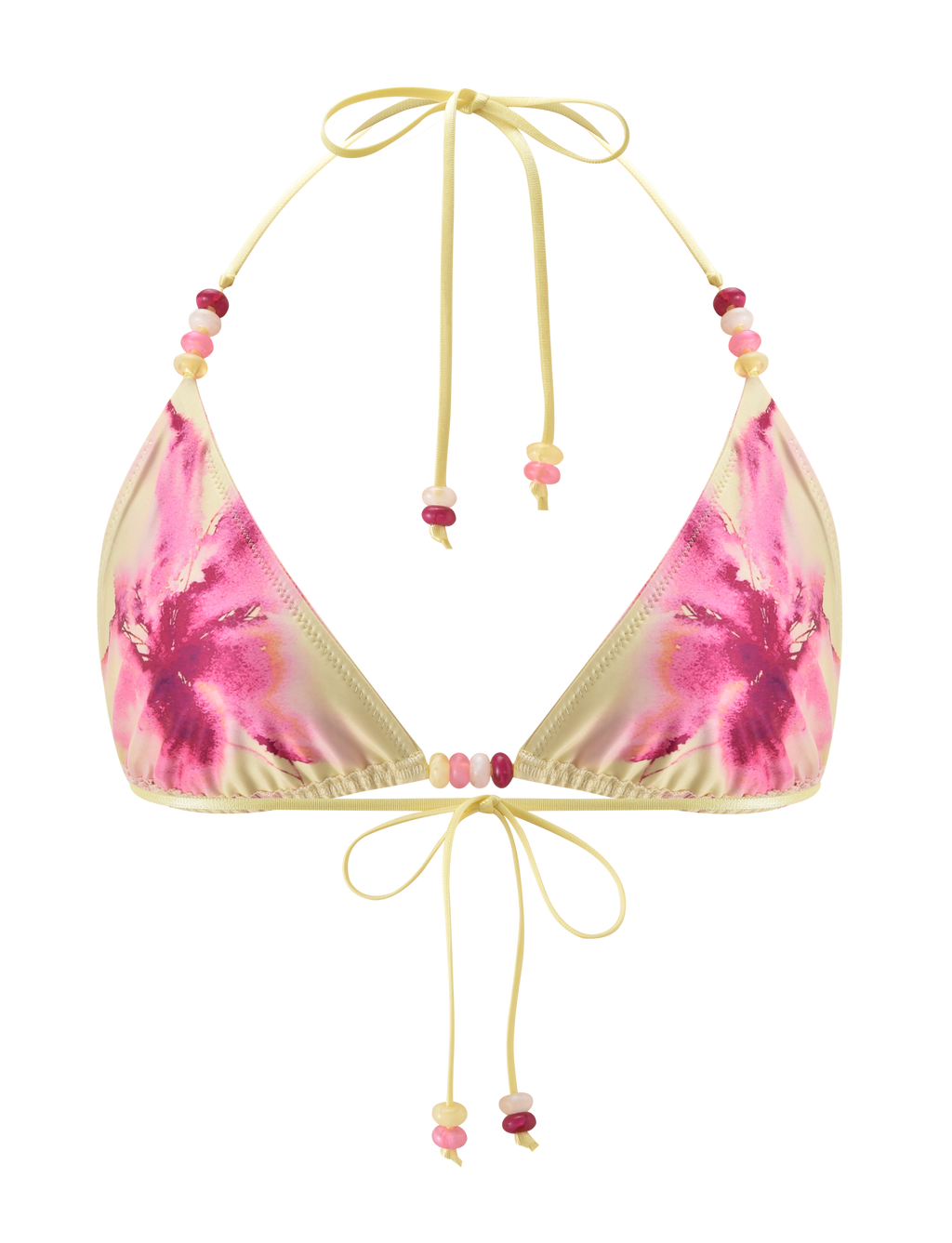 FINLEA BIKINI TOP - WATERCOLOUR FLORAL