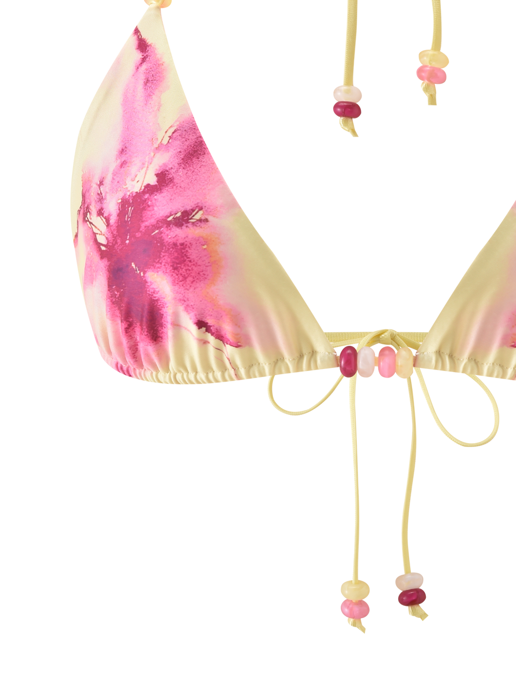 FINLEA BIKINI TOP - WATERCOLOUR FLORAL