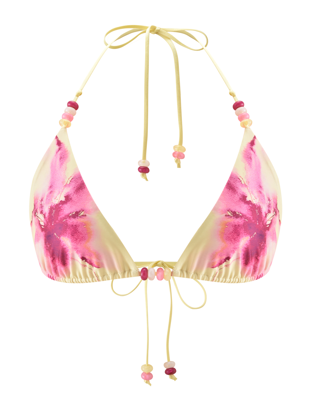 FINLEA BIKINI TOP - WATERCOLOUR FLORAL