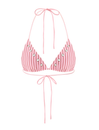 MARREN BIKINI TOP - PINK STRIPE