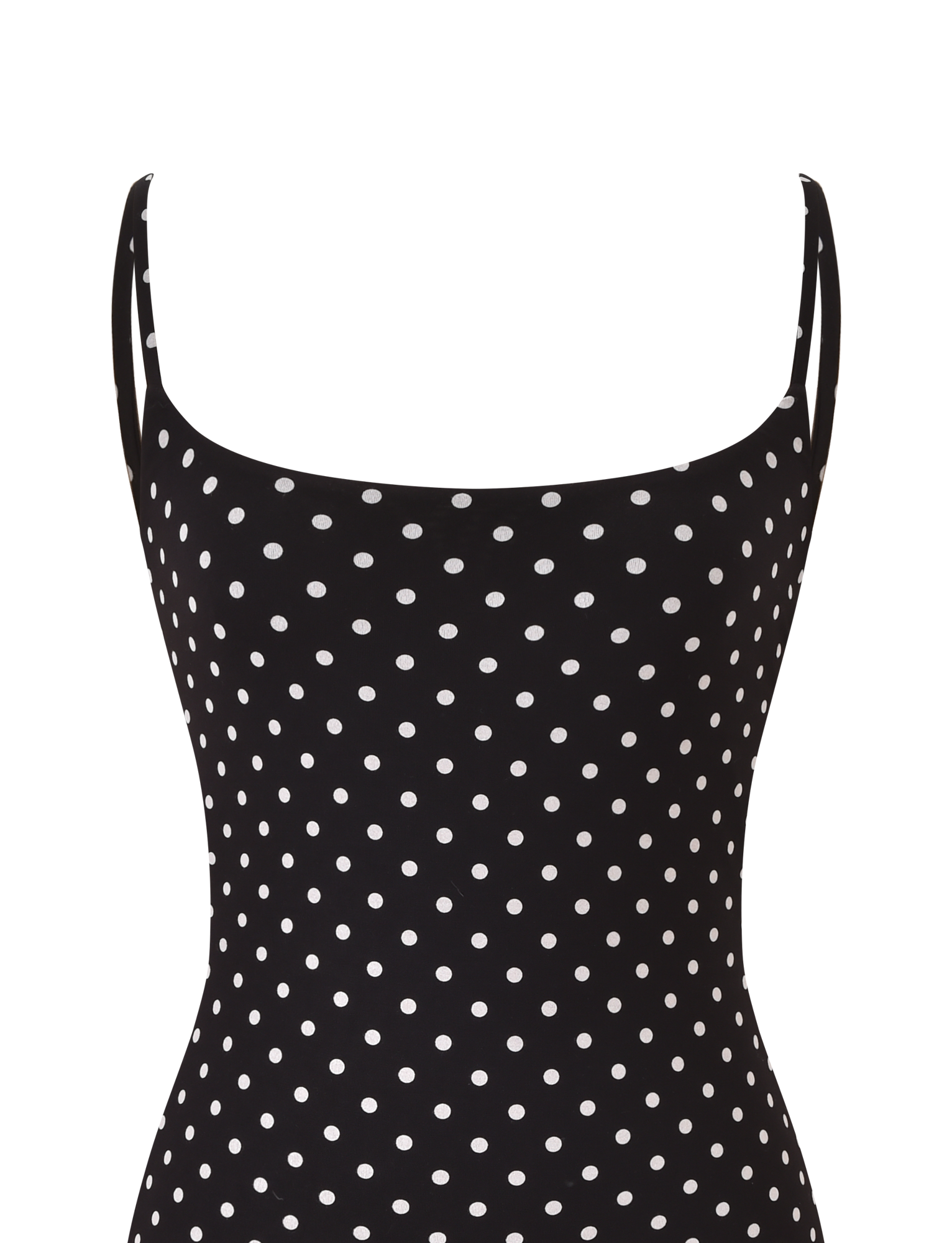 MINERVA MINI DRESS 2.0 - BLACK POLKA DOT