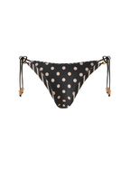 FINLEA REVERSIBLE BIKINI BOTTOM - BLACK AND TAN