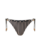 FINLEA REVERSIBLE BIKINI BOTTOM - BLACK AND TAN
