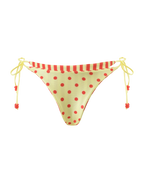FINLEA REVERSIBLE BIKINI BOTTOM - ROJO AMARILLO Y RAYAS