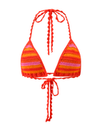 CORA BIKINI TOP 2.0 - SUNSET TROPICAL STRIPE