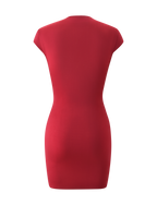 MILLS MINI DRESS - ROJO