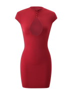 MILLS MINI DRESS - ROJO